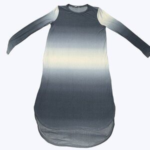 Viamor Dress Size Small Hi/Lo Long‎ Sleeve front pockets